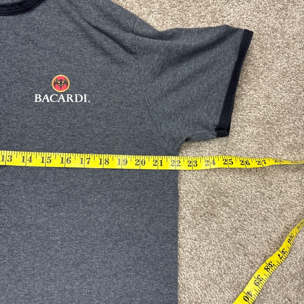 Vintage 90s Bacardi Ringer T Shirt Large - Picture 5 of 5